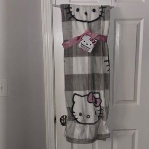 Hello kitty plush throw